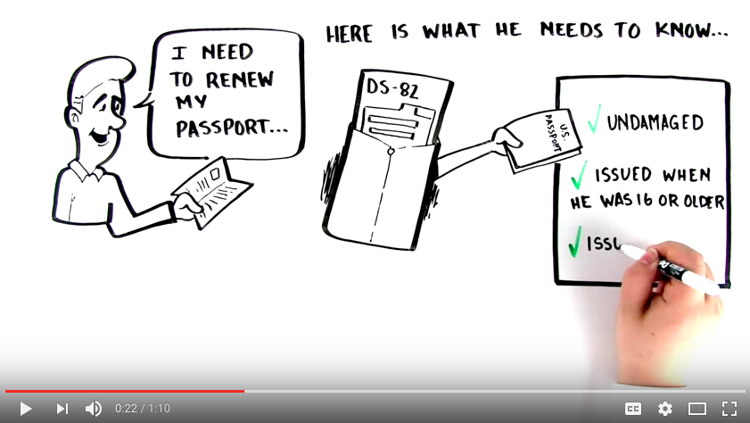 Quick steps on how to renew an adult’s U.S. passport. Visit travel.state.gov/renew SHOW MORE